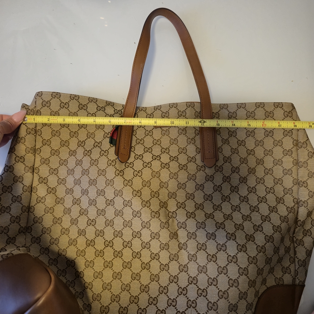 Gucci Monogram Canvas Tote Bag - Picture 3 of 16